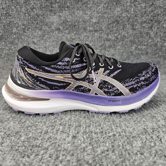 Asics Gel Kayano 29 Womens Size 8 Black Summer Dune Purple Road Running Shoes - Picture 1 of 14